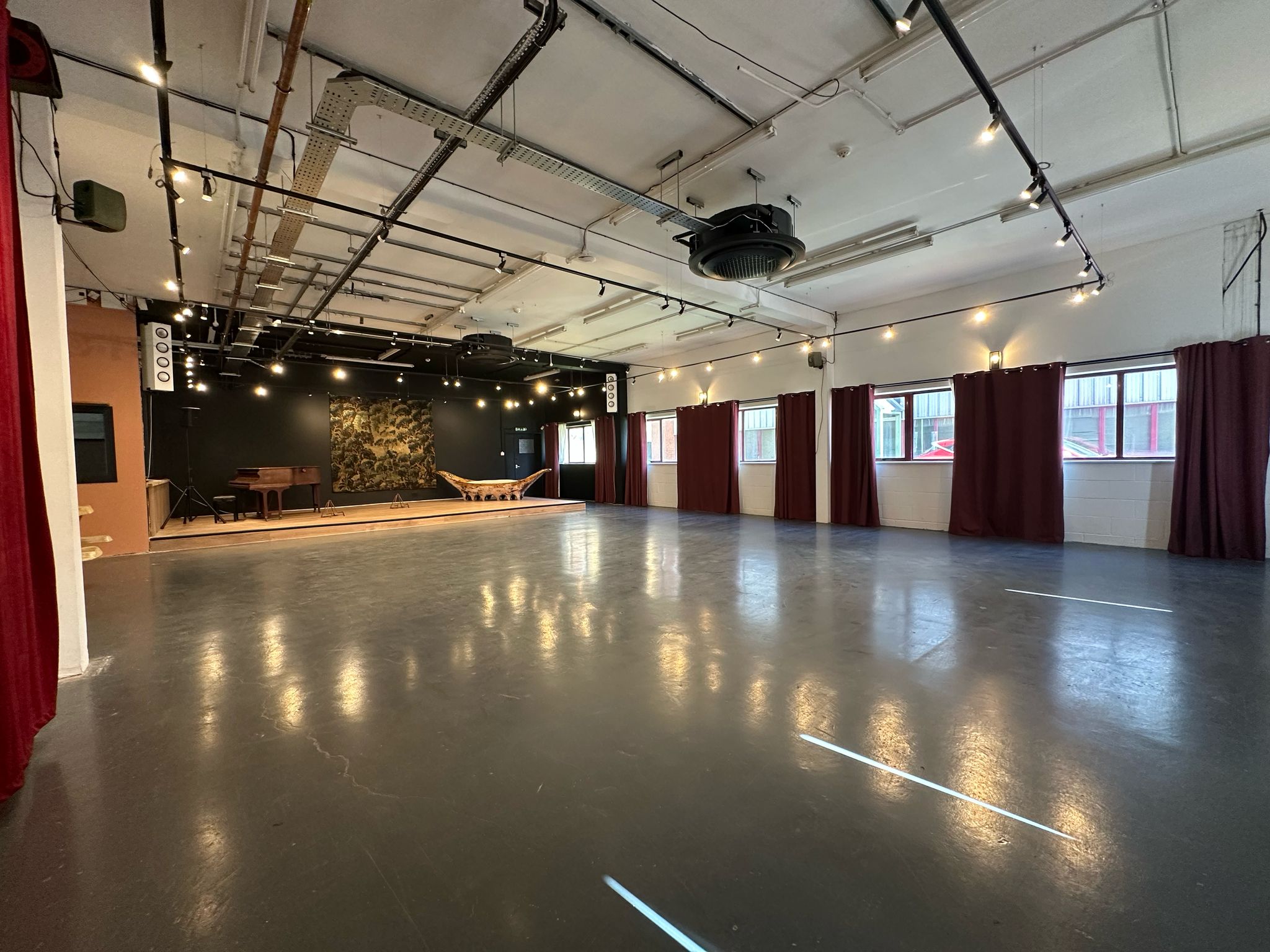 Performance and rehearsal space